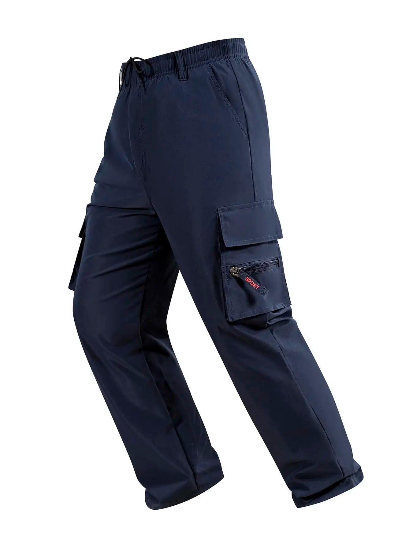 Men Cargo Pants Casual Multi Pocket Hiking Trouser