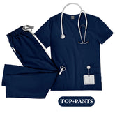 Unisex Medical Scrubs Uniform Set