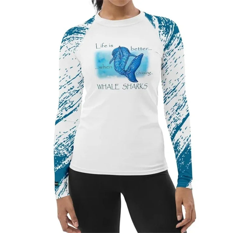 Unisex UV Surf Rash Guard Swim Shirt Top