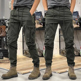 Cargo Pants for Mens Elastic Casual Trousers