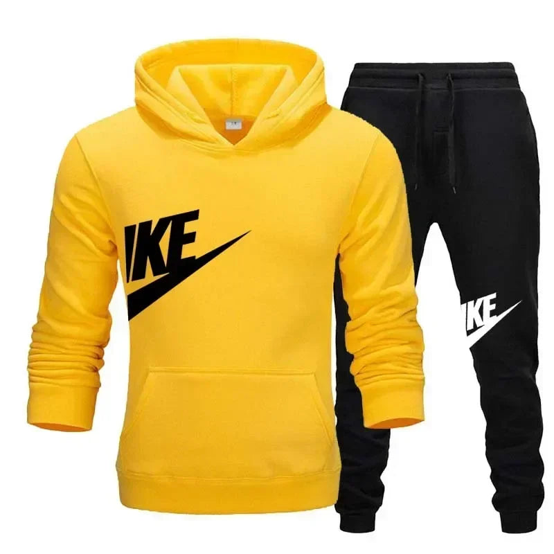 Mens Casual Hooded Tracksuit WinterWear
