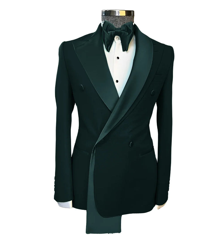 Men tuxedo blazer wedding suit peak lapel