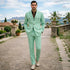 Mens Ivory Safari Formal Wedding Blazer