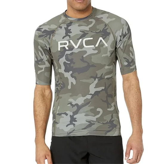 Unisex UV Surf Rash Guard Swim Shirt Top