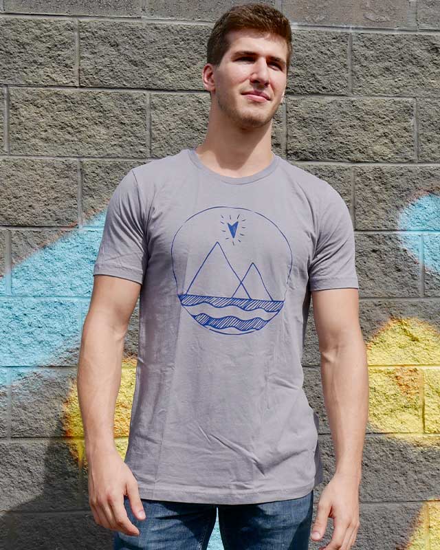 T-Shirt | Sun Heart – Love for Nica | White Ink