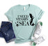 comfortable unisex vitamin sea t-shirt featuring a mermaid design and casual style.